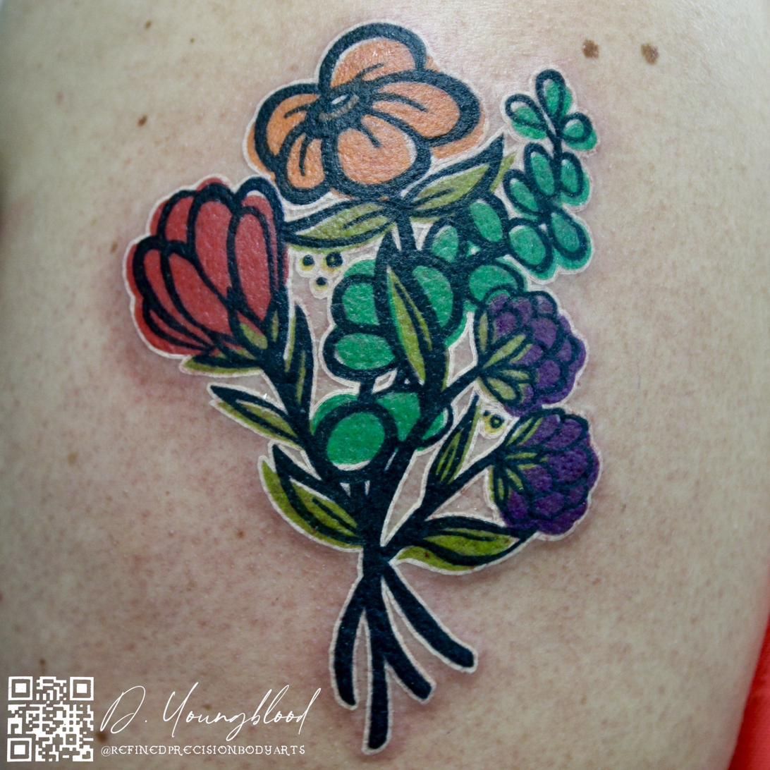 Art deco bouquet