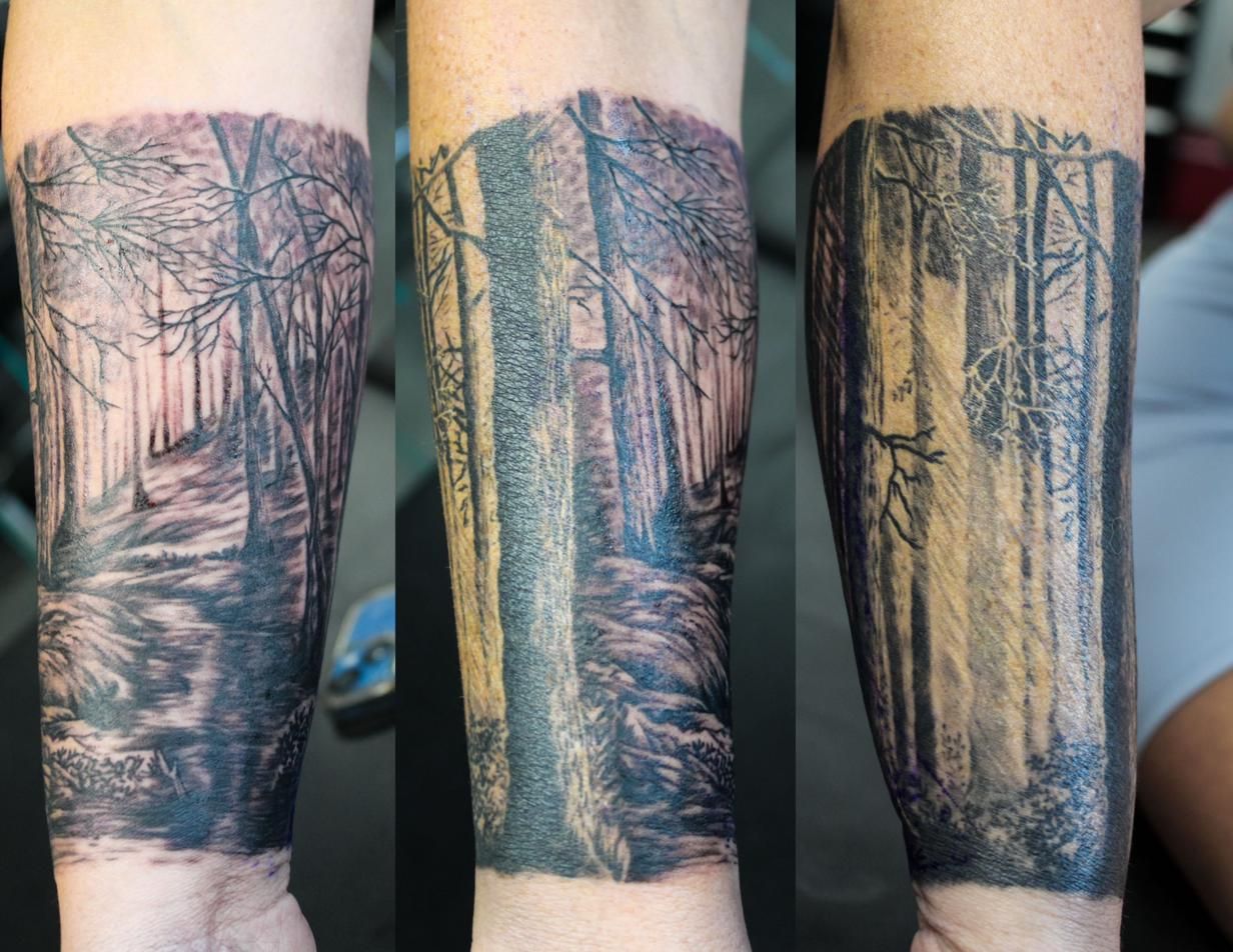 Forest and water sleeve