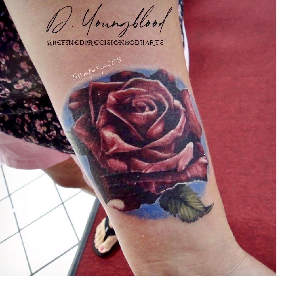 Rose over scarring