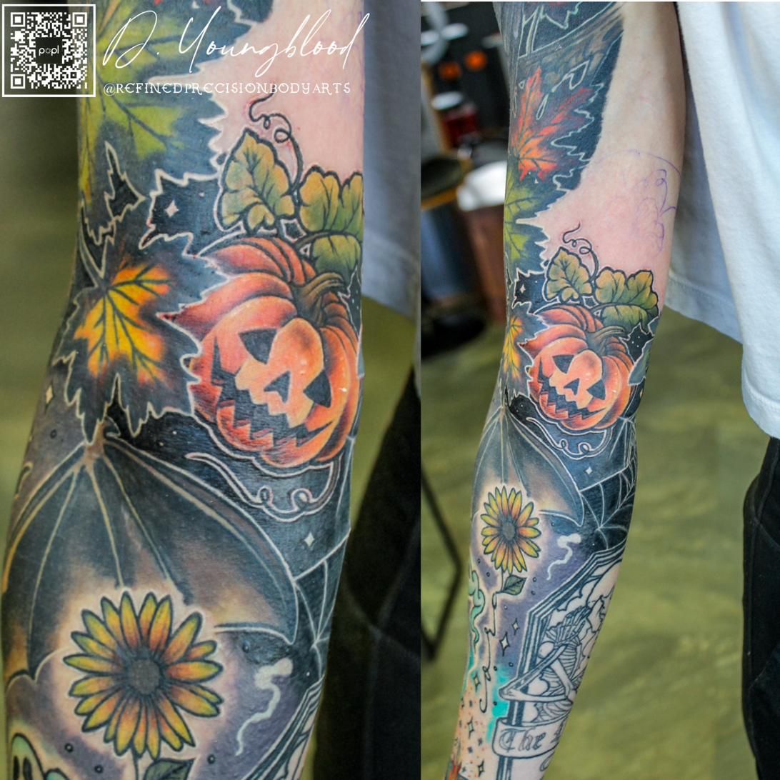 Halloween sleeve