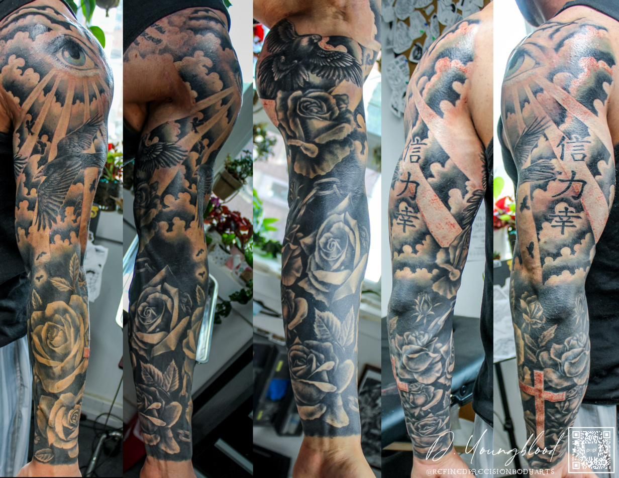 Rose sleeve