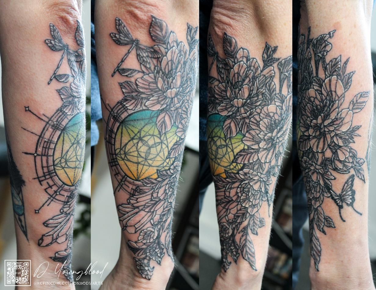 Florals and sacred geometry
