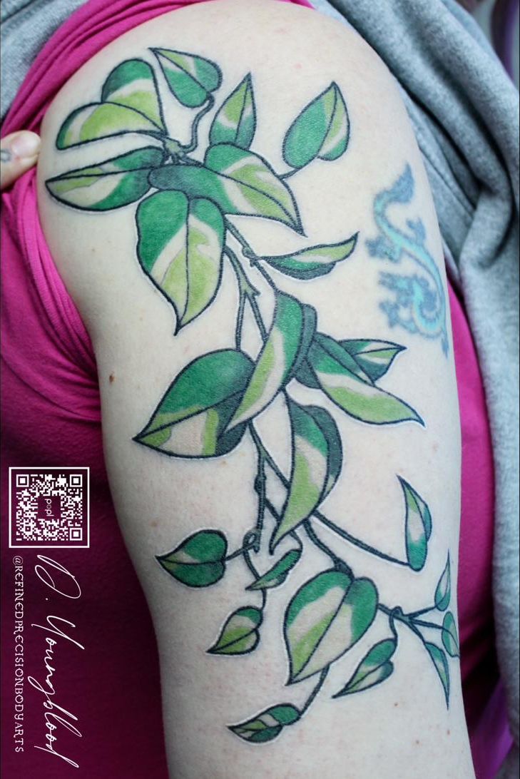 Trailing leaves