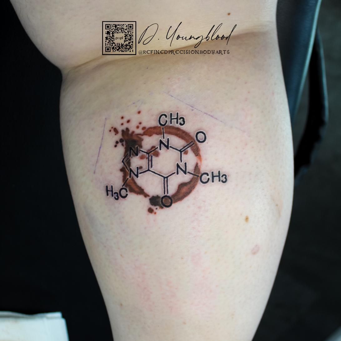 Caffeine molecule