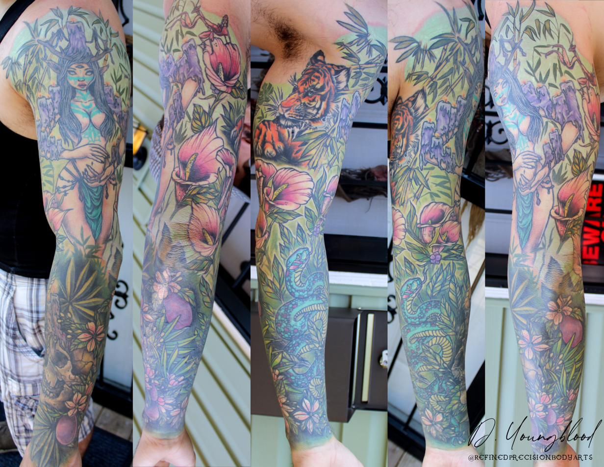 Feral jungle sleeve