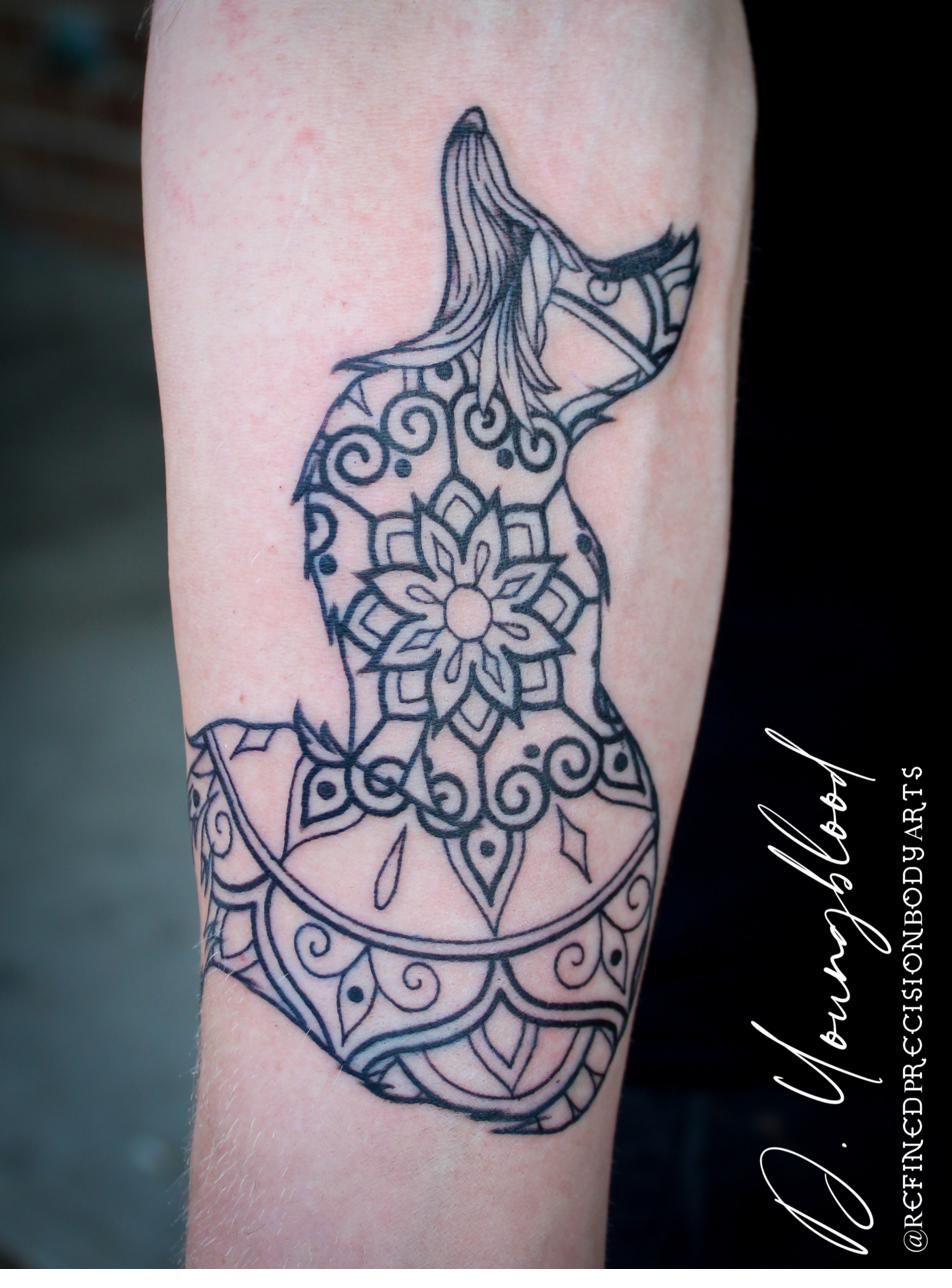 Fox and mandala
