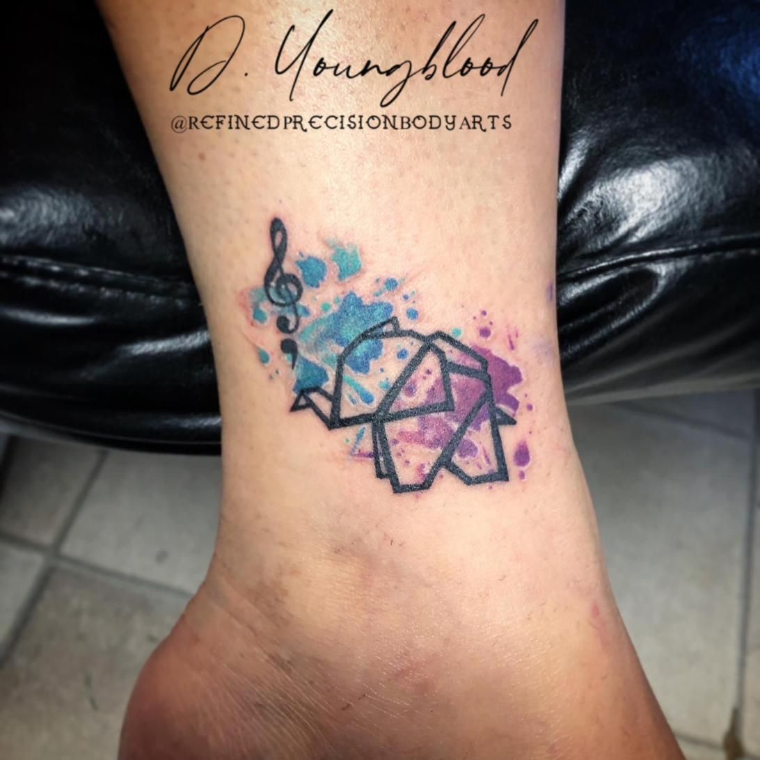 Elephant and semicolon