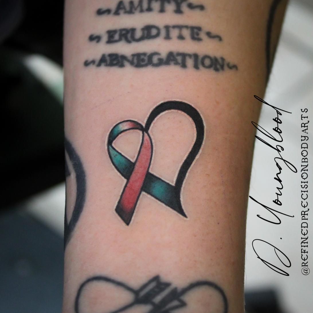 Ribbon and heart